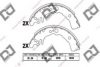 DJ PARTS BS1060 Brake Shoe Set